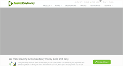 Desktop Screenshot of customplaymoney.com